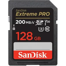SanDisk Extreme Pro 128GB 200MB/s SDXC UHS-I Yaddaş Kartı
