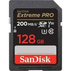 SanDisk Extreme Pro 128GB 200MB/s SDXC UHS-I Yaddaş Kartı